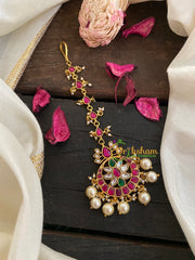 Precious Jadau Kundan Maang Tikka 5-J240