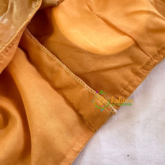 Premium Yellow Organza Designer Readymade Blouse -VS3074