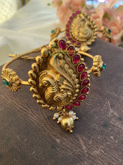 Premium Peacock Kemp Vangi/ Temple Armlet -G2571