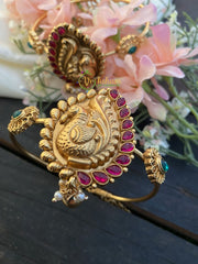 Premium Peacock Kemp Vangi/ Temple Armlet -G2571