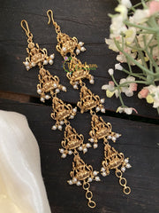 Lakshmi Single Strand Maatil with Pearls -Thilak Pattern-G2585