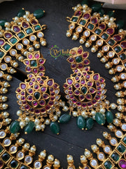 Premium AD Stone Short Neckpiece -G2425