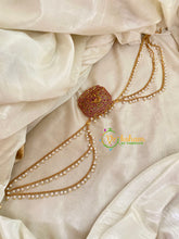 Peacock -Premium Jada Bun Billai with Maatil -Bridal Bun Jada Billai -Red-G9471