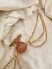 Premium Jada Bun Billai with Maatil -Bridal Bun Jada Billai-Red Green White -G9477