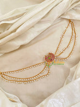 Chandh - Premium Jada Bun Billai with Maatil -Bridal Bun Jada Billai-Red-G9480