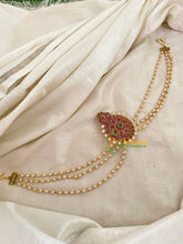 Premium Jada Bun Billai with Maatil -Bridal Bun Jada Billai -Red Green-G9488