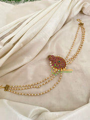 Premium Jada Bun Billai with Maatil -Bridal Bun Jada Billai -Red Green-G9488