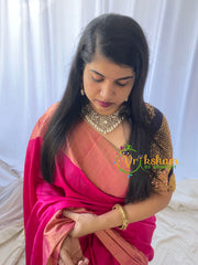 Pearl Victorian Diamond High Neck Choker-White-VV019