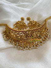 AD Gold Look Alike Temple High Neck Choker-G5994