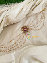 Premium Jada Bun Billai with Maatil -Bridal Bun Jada Billai -Red-G9494