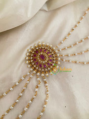 Premium Jada Bun Billai with Maatil -Bridal Bun Jada Billai -Red-G9494