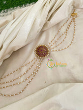 Floral - Premium Jada Bun Billai with Maatil -Bridal Bun Jada Billai -Red-G9495