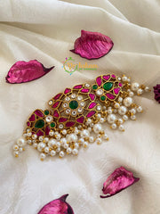 Exquisite Jadau Kundan High Neck Choker - J463