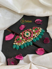 Exquisite Jadau Kundan High Neck Choker - J461