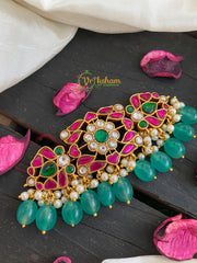 Exquisite Jadau Kundan High Neck Choker - J461