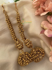 Premium Antique Ghungroo Lakshmi Jhumkas -G2552