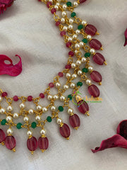 Four Layered Beaded Choker -P023