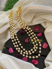 Three Layered Pearl Malai-P018