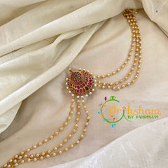 Chandh Jada Bun Billai with Maatil -Bridal Bun Jada Billai -Red Green-G9498