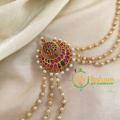 Chandh Jada Bun Billai with Maatil -Bridal Bun Jada Billai -Red Green-G9498