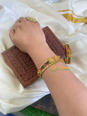 AD Stone Antique Temple Bangles -G5984