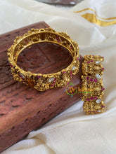 Antique Lakshmi Kada Bangle-Openable Bangles -G5985