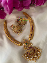 Gold Look Alike AD Stone Addigai Choker -2547