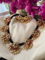 Black Thread Guttapusalu Neckpiece-G2550