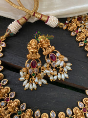 Premium Guttapusalu Temple Lakshmi Neckpiece -G2548