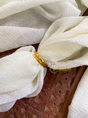 Precious Jadau Kundan Finger Ring-Blue Lotus 3-J1538