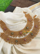 Gold Look Alike Bridal Anklets-Floral-G3912