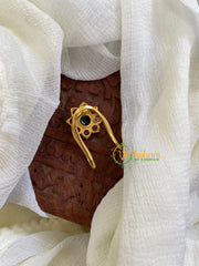 Antique Gold Look Alike Vangi Ring-Red Green Floral -G8923