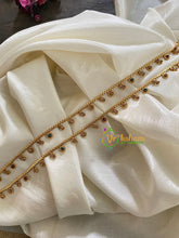 Elegant Gold Look Alike Thin Anklets-Dots 2-Red Green White-G3928