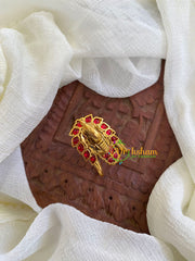 Antique Gold Look Alike Vangi Ring-Parrot -G203