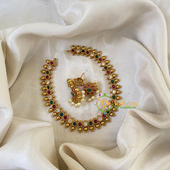 Premium AD Stone Short Neckpiece-G6523