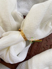 Premium AD Stone Finger Ring-Red-J1550