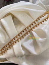 Elegant Gold Look Alike Thin Anklets-Dots Circle-Red Green White-G3940