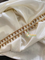 Elegant Gold Look Alike Thin Anklets-Bindi-Red Green White-G3915