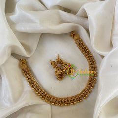 Gold Look Alike Short Neckpiece-G6517