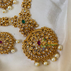 Premium AD Stone Short Neckpiece-G6439