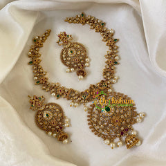 Premium AD Stone Short Neckpiece-G6437