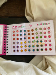 Color Bindi Book-Border Gold Stone Bindi-Navya Suhag Short-BB020