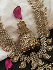 Premium White Stone Maanga Haram-G5348