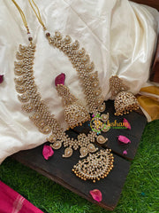 Premium White Stone Maanga Haram-G5348