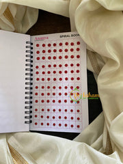 Sticker Bindi Book- Color Bindi with Zari- Glitter Bindi-Ananya Long-BB021