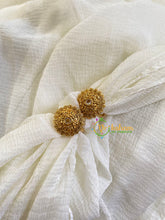 Premium AD Stone Toe Rings -White-G10020