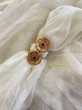 Premium AD Stone Toe Rings -Red-G10035