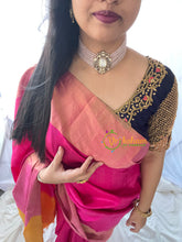 Baby Pink Bead Victorian Diamond Choker-VV034