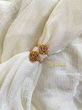 Premium AD Stone Toe Rings -White-G10018