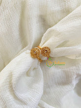 Premium AD Stone Toe Rings -White-G10017